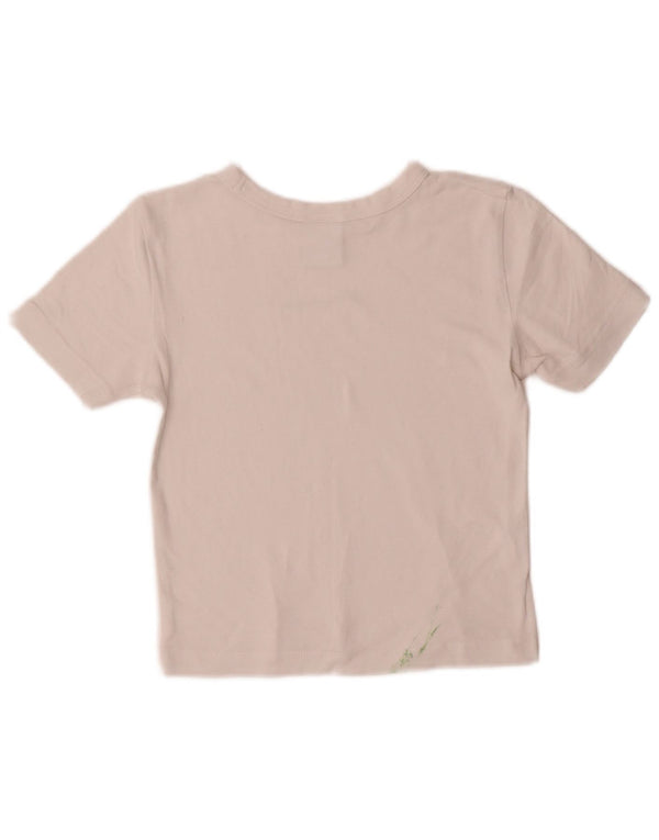 Damska koszulka Champion Crop Graphic Top UK 10 Small White