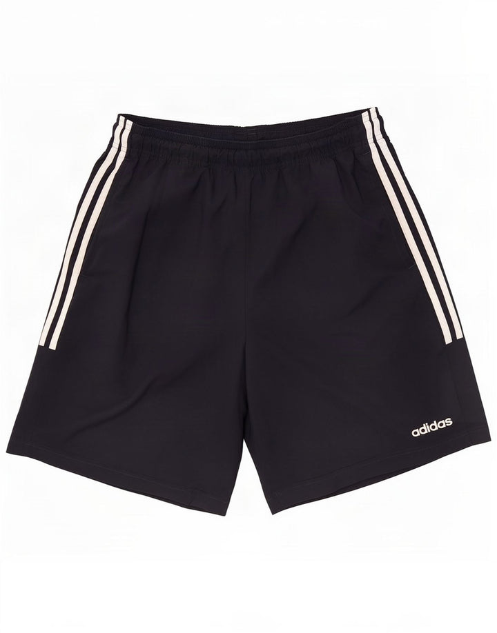 Męskie spodenki sportowe Adidas, duże, granatowe, z poliestru