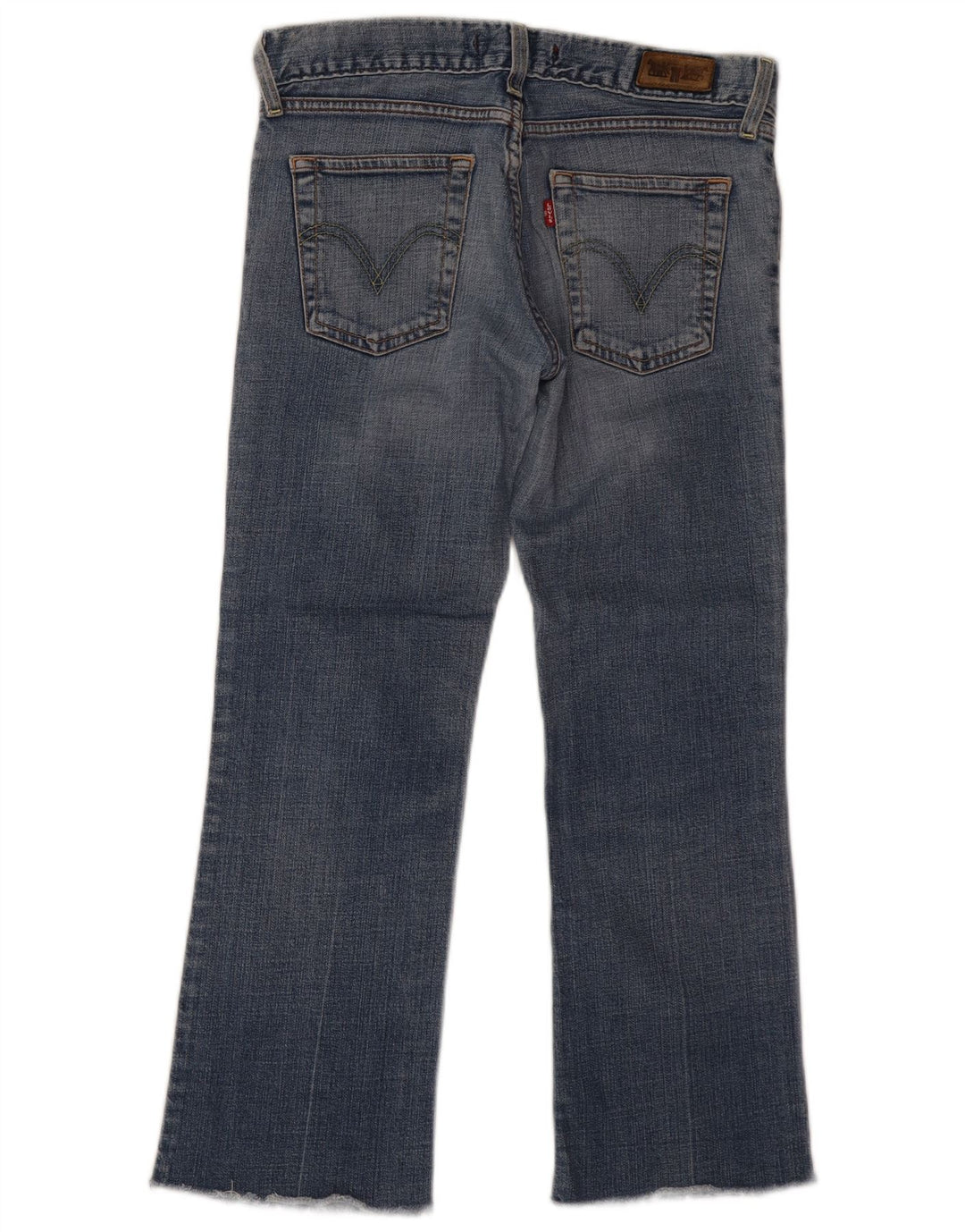 Damskie dżinsy Levi's Eve Straight W30 L26 Niebieskie bawełniane