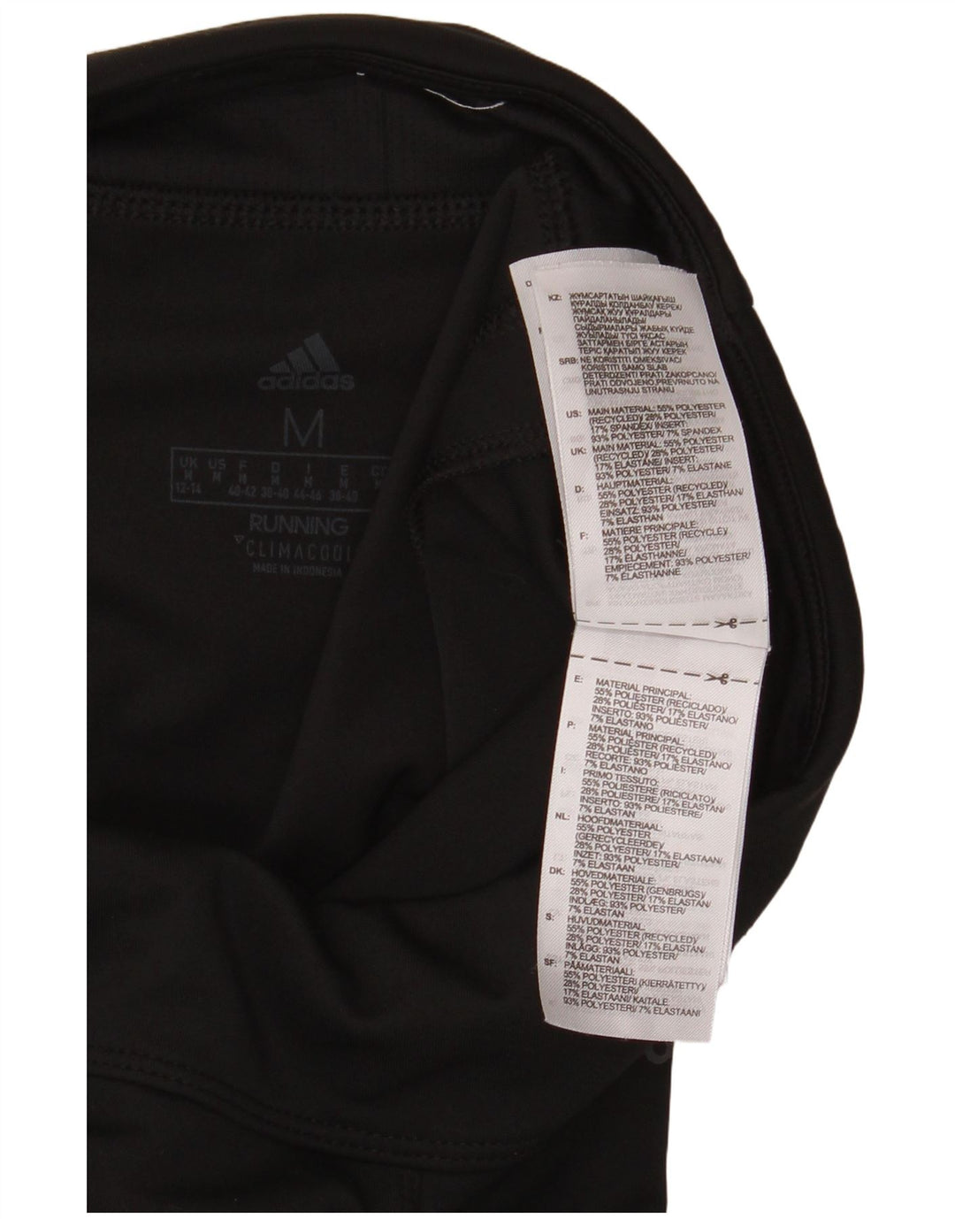 Damskie legginsy Adidas Climacool UK 12/14, średni czarny poliester