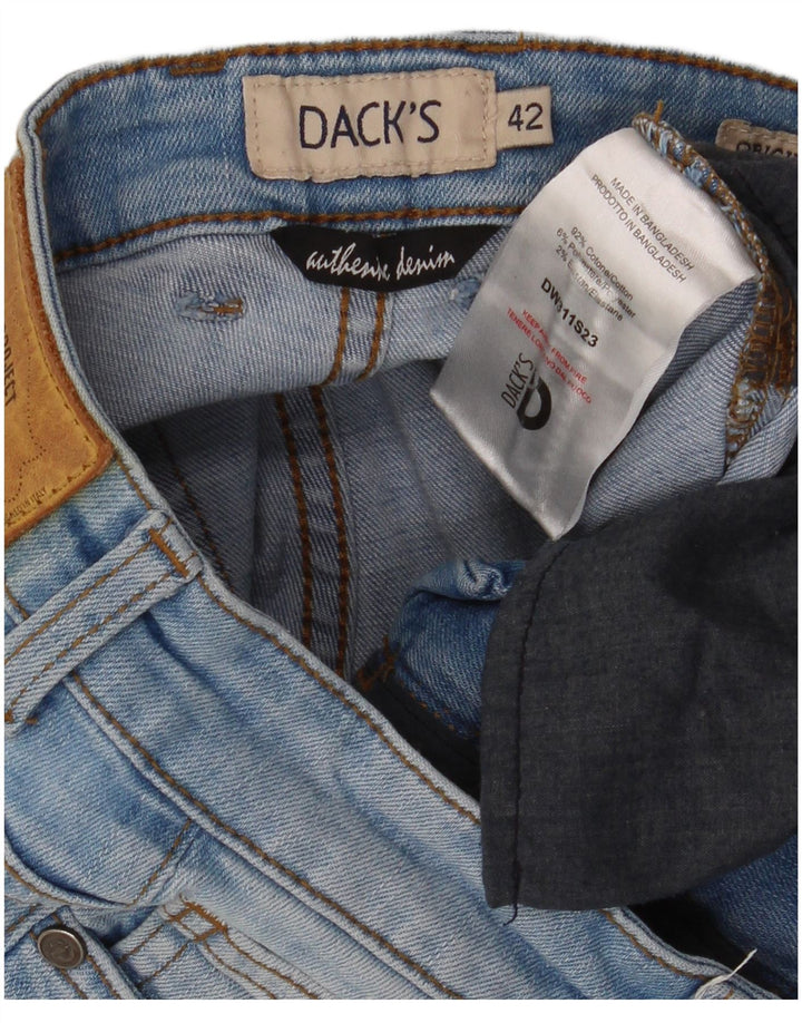 Damskie jeansy skinny firmy Dack IT 42 Medium W28 L26 Niebieskie bawełniane