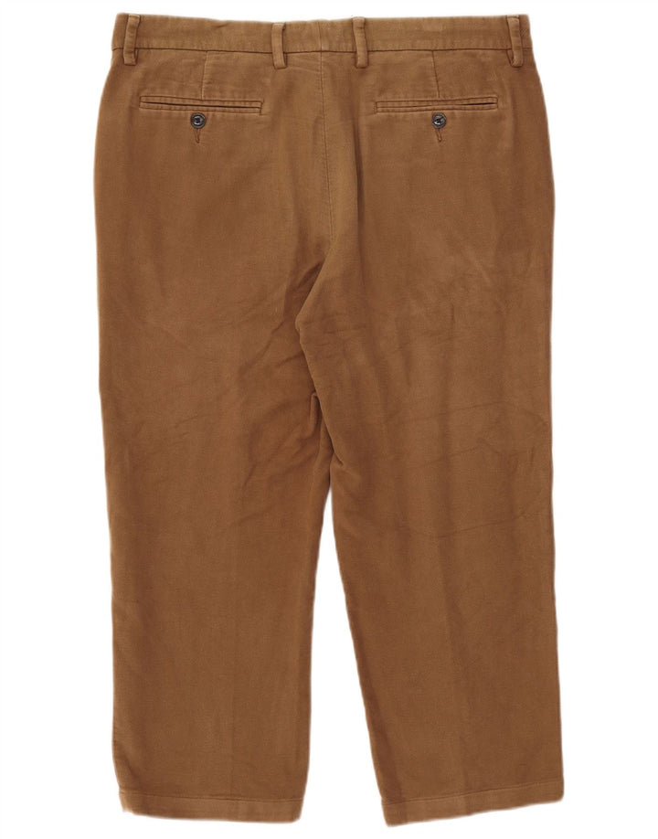 Męskie spodnie Capri Regular Marks & Spencer W36 L23 Beżowa bawełna