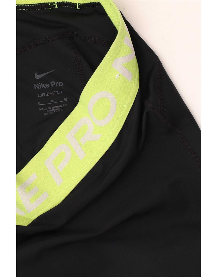 Damskie legginsy Nike Dri Fit UK 12, średnie czarne