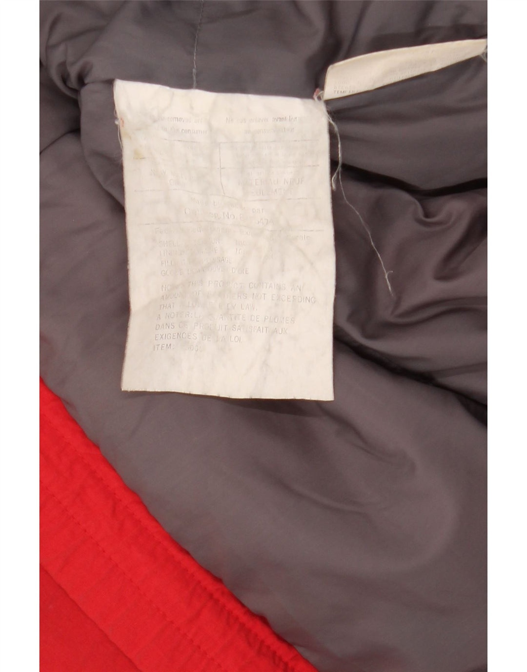 Męska ocieplana kurtka Eddie Bauer UK 42 XL, czerwona bawełna