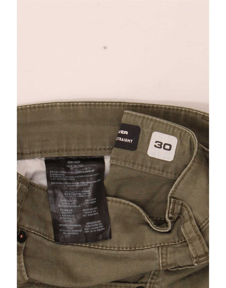 Męskie spodenki jeansowe Volcom Solver W30, średnia bawełna khaki