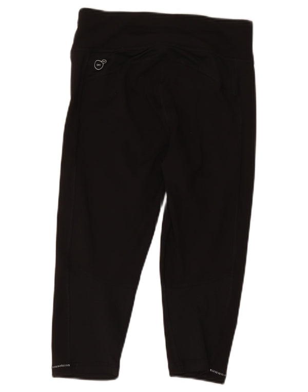 Damskie spodnie dresowe Puma Capri UK 10, małe, czarne, poliestrowe