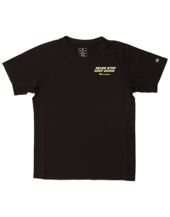 Męski T-shirt Champion z grafiką, mały, czarny