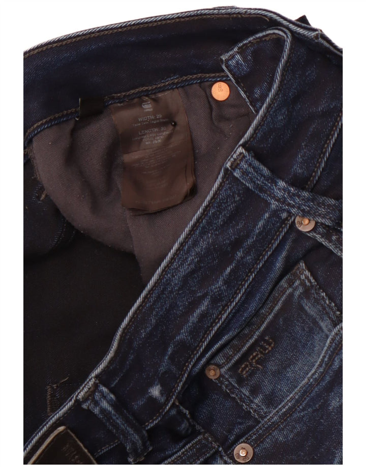 Damskie jeansy G-STAR 3301 Slim W29 L30 Granatowa bawełna