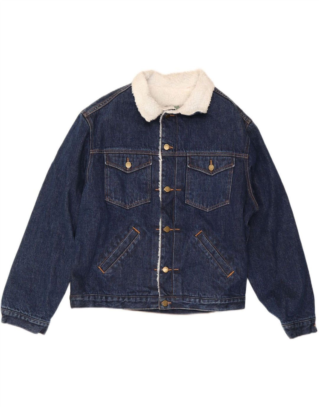 Męska kurtka dżinsowa Sherpa GREEN FOX UK 38, średni niebieski