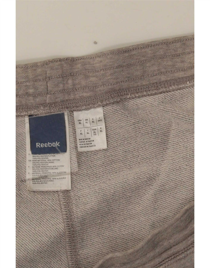 Męskie spodenki sportowe Reebok Graphic XL, szare, bawełniane
