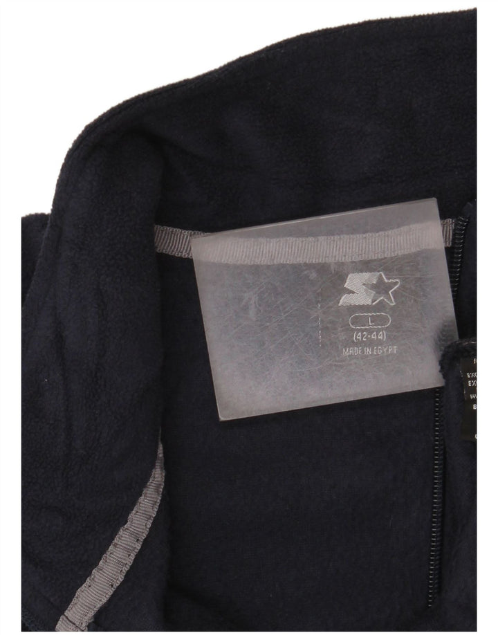 Męska kurtka polarowa G-Star UK 40, duża, granatowa, poliestrowa