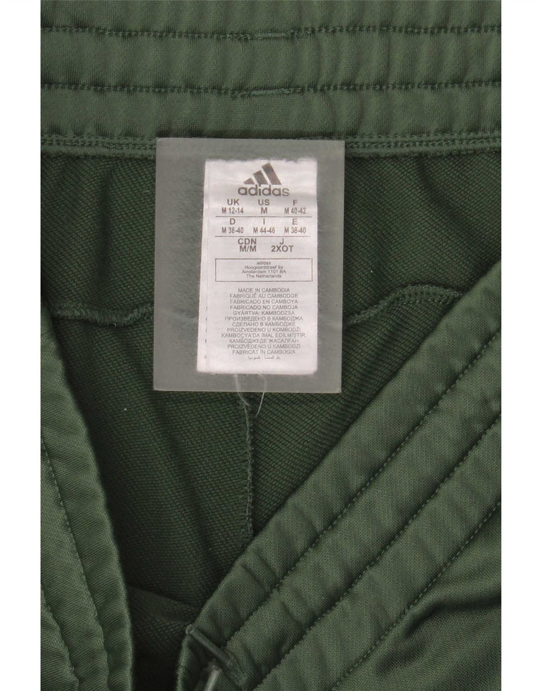 Męskie spodnie dresowe Adidas Joggers UK 12/14 Średni zielony poliester