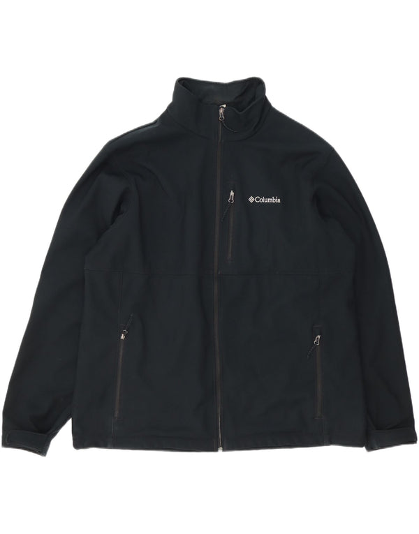 Męska kurtka wiatrówka COLUMBIA UK 44 2XL Granatowy poliester