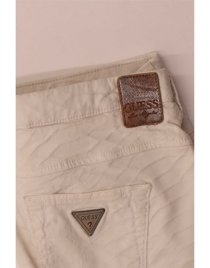 Damskie jeansy Guess Skinny W30 L29 w kolorze złamanej bieli