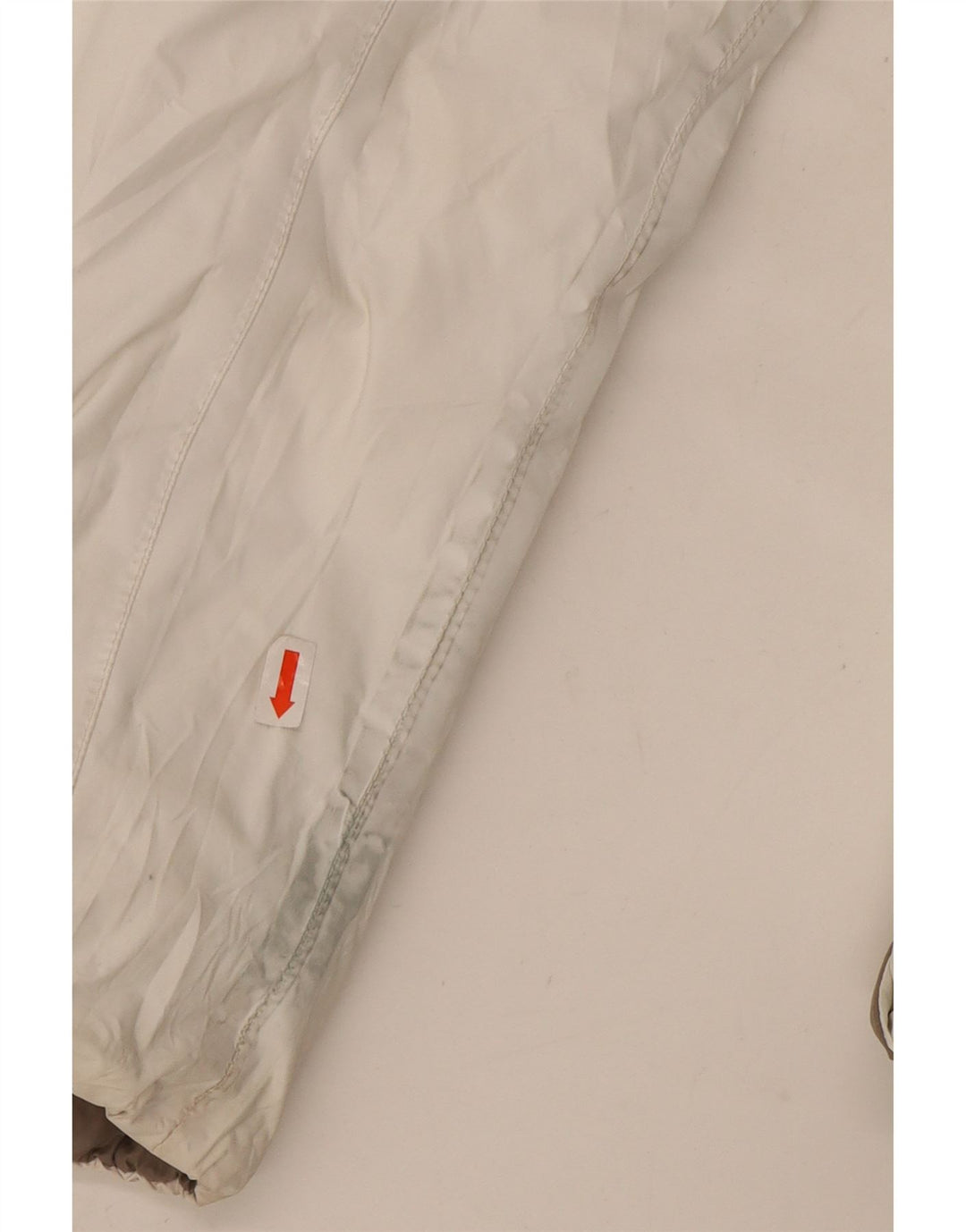 K-WAY Girls Hooded Reversible Padded Jacket 8-9 Years White Polyamide