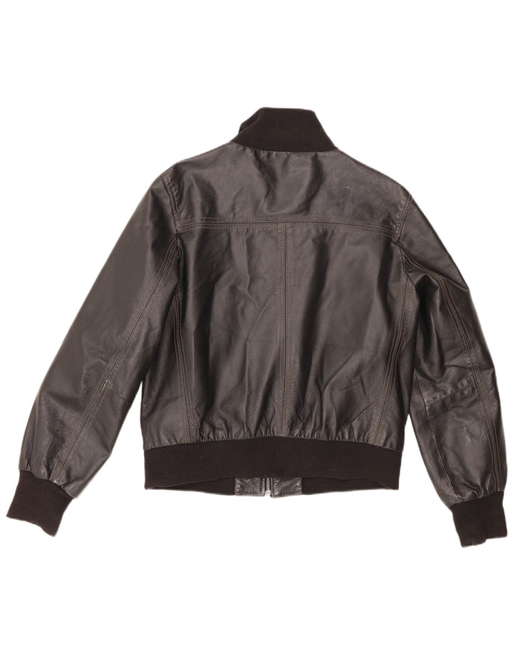 Damska kurtka skórzana Conbipel Bomber IT 48 XL w kolorze czarnym