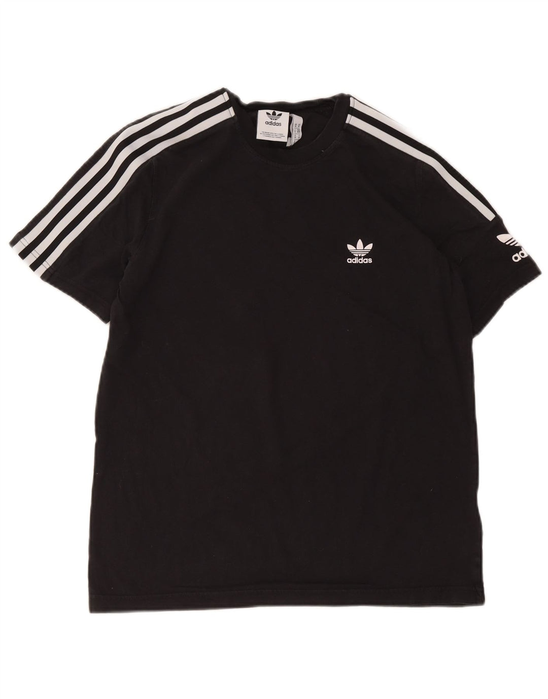 Adidas Męski T-shirt Top Średni Czarny Bawełniany