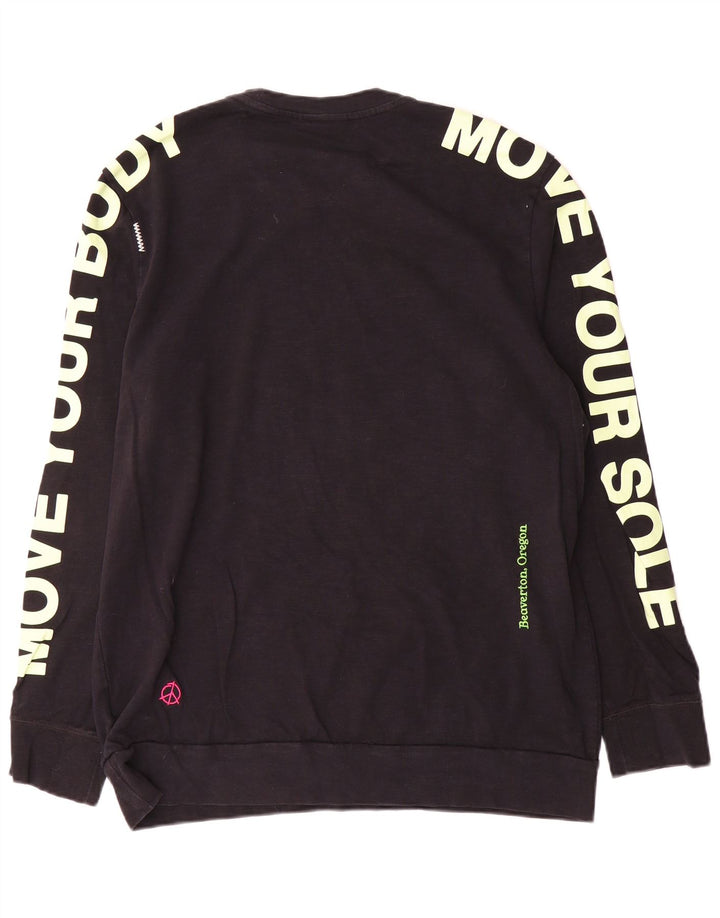 Męska bluza Nike Graphic o regularnym kroju, duża, czarna, bawełniana