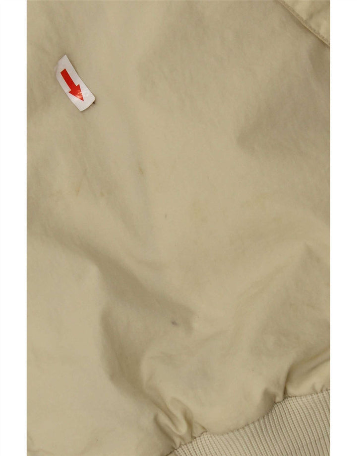 Męska kurtka bomber z kapturem Slam UK 44 2XL Off White Nylon