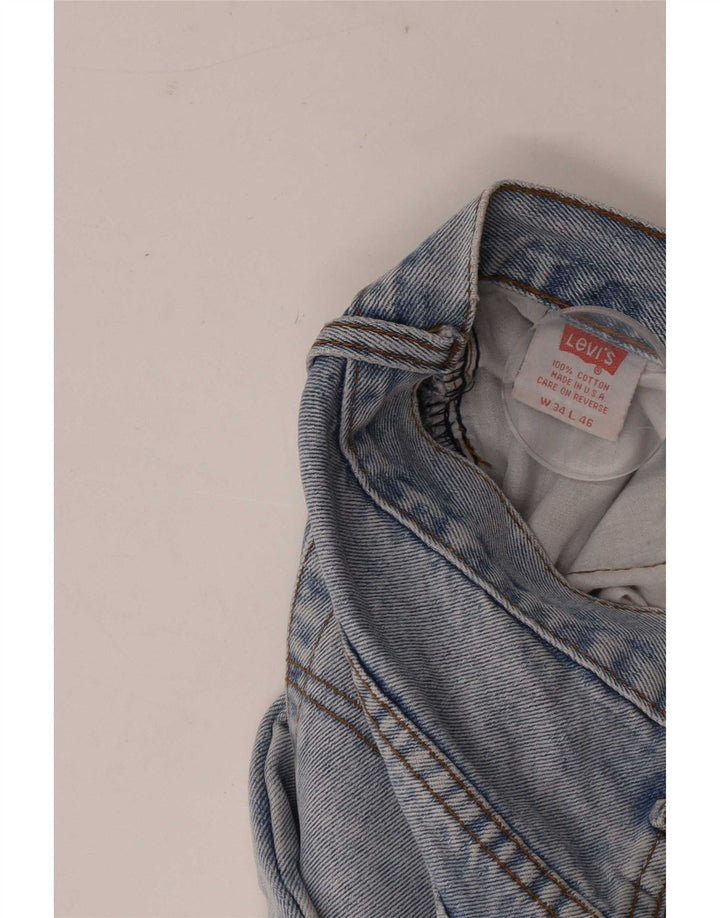 Męskie zwężane dżinsy Levi's W34 L28 Niebieska bawełna