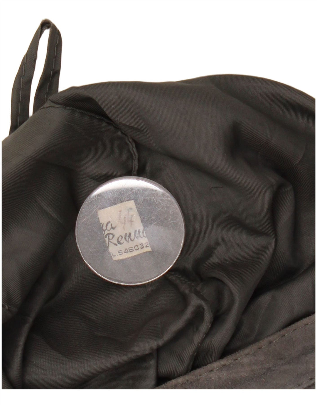 Damska zamszowa spódnica VINTAGE IT 44 W27 L26 Szara