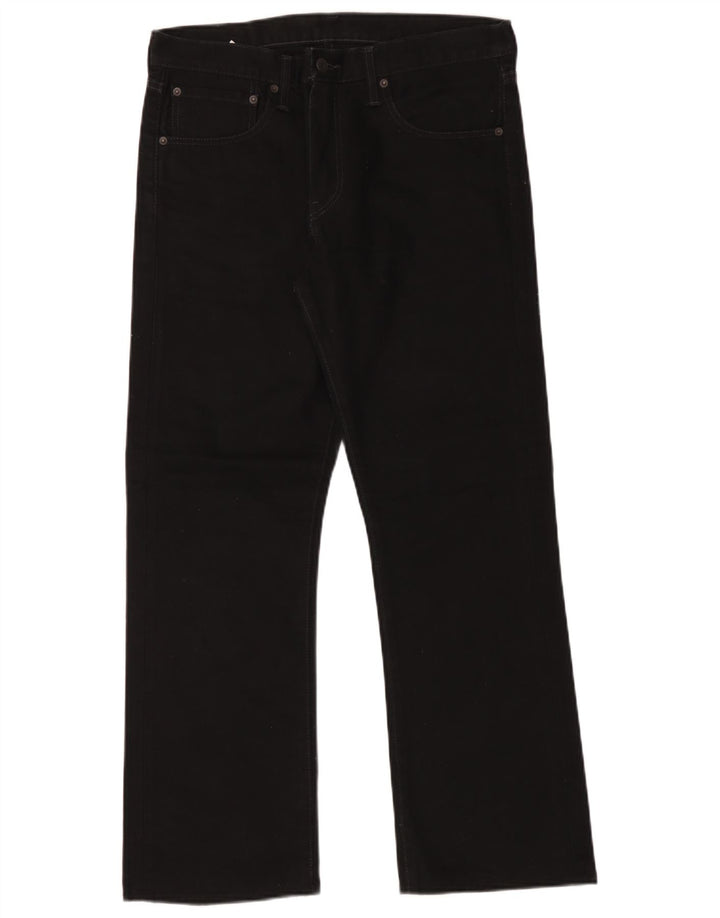 Męskie jeansy Levi's Bootcut W34 L30 Czarna bawełna