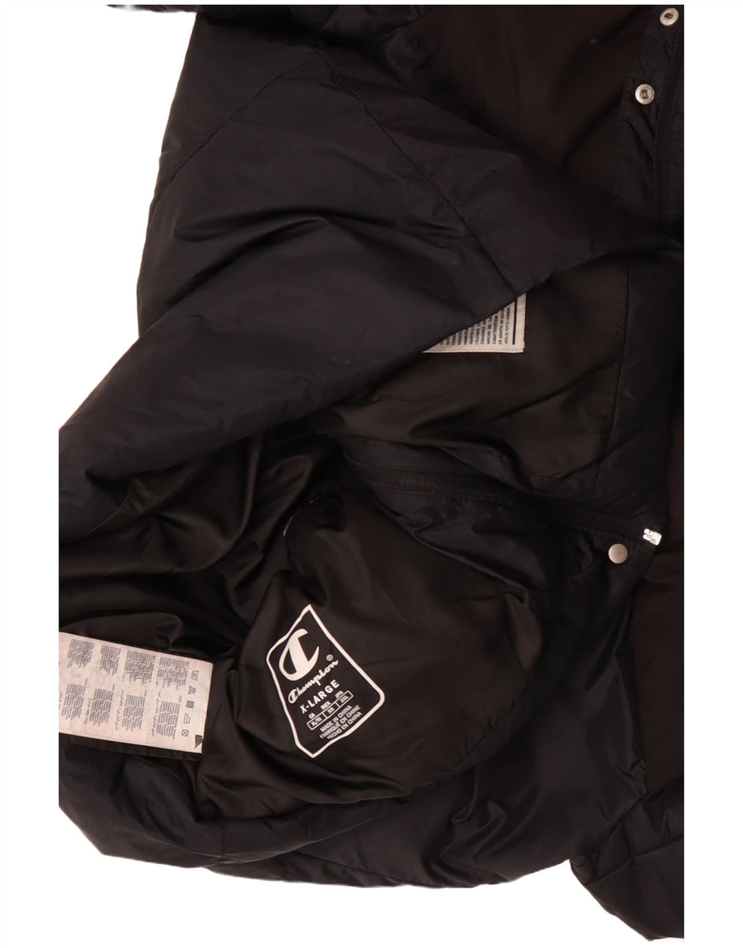 Kurtka damska CHAMPION o luźnym kroju, wyściełana UK 18 XL, kolor czarny