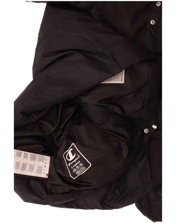 Kurtka damska CHAMPION o luźnym kroju, wyściełana UK 18 XL, kolor czarny