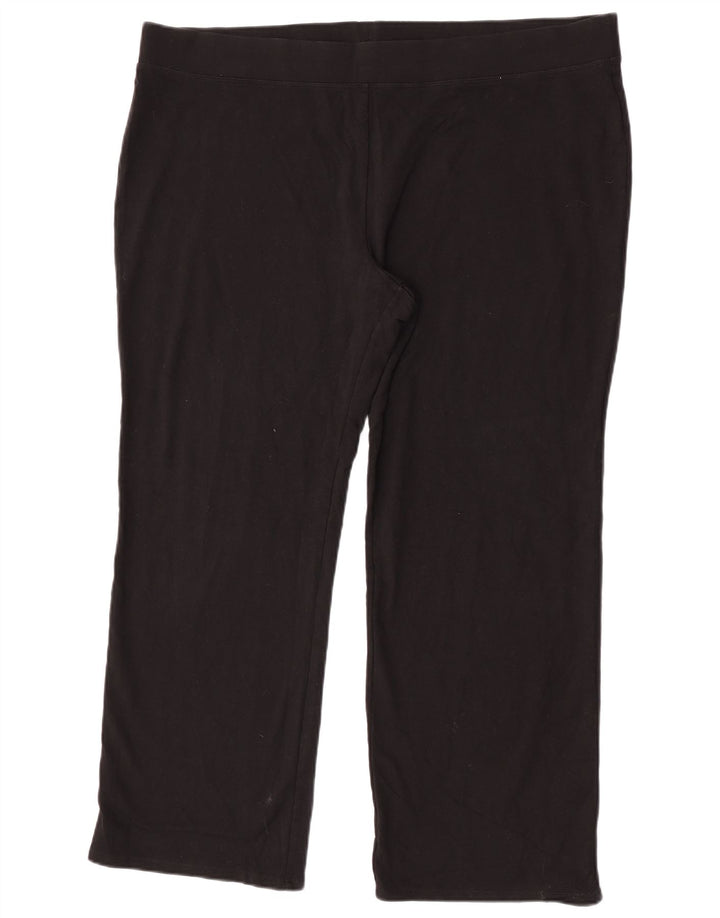 Legginsy damskie Marks & Spencer UK 24 4XL, czarne, bawełniane