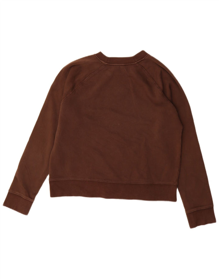 Damski sweter Zara UK 14 Średni brązowy bawełniany