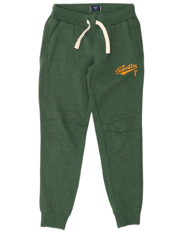 Damskie spodnie dresowe SUPERDRY Graphic Joggers UK 12 Medium Green