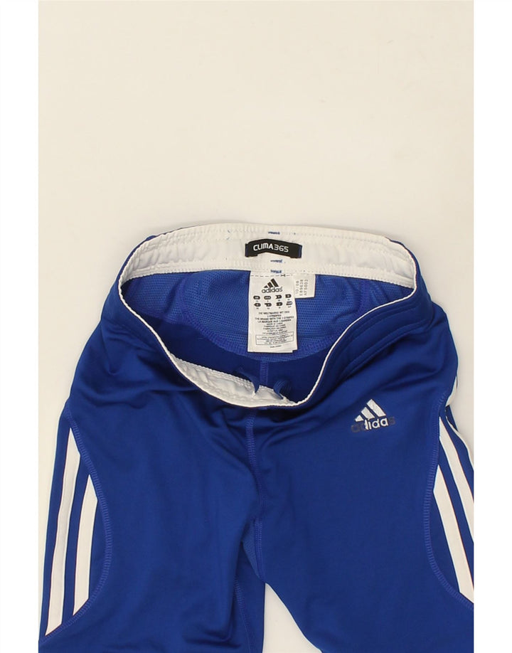 ADIDAS Boys Clima 365 Sport Shorts 9-10 Years Blue Polyester Vintage Adidas and Second-Hand Adidas from Messina Hembry 