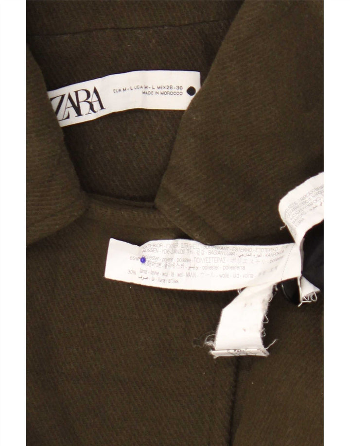 Kurtka damska Zara Cape UK 14, średni khaki, poliester