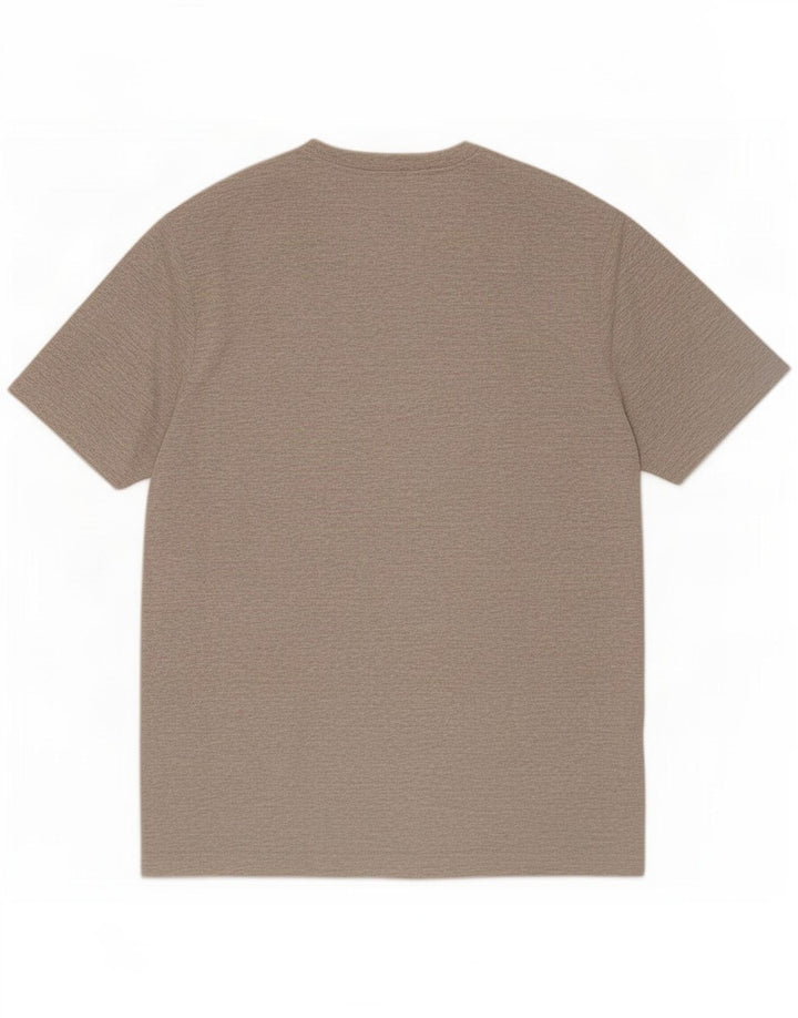 T-shirt męski Izod, mały, szary, bawełniany