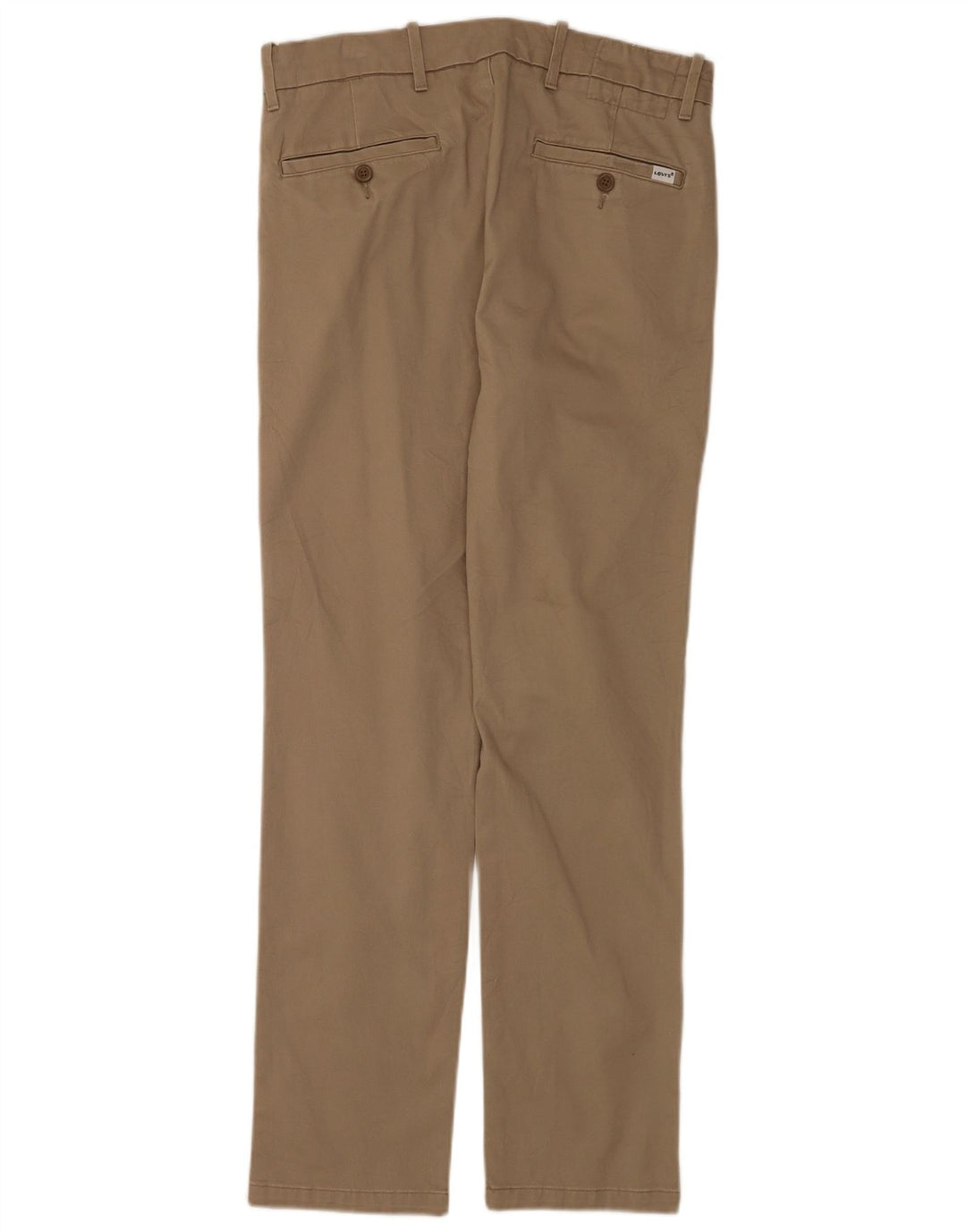 Męskie spodnie typu slim chino Levi's W30 L32 beżowa bawełna