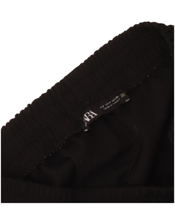 Damskie spodnie dresowe Zara Cargo Joggers UK 8 Small Black