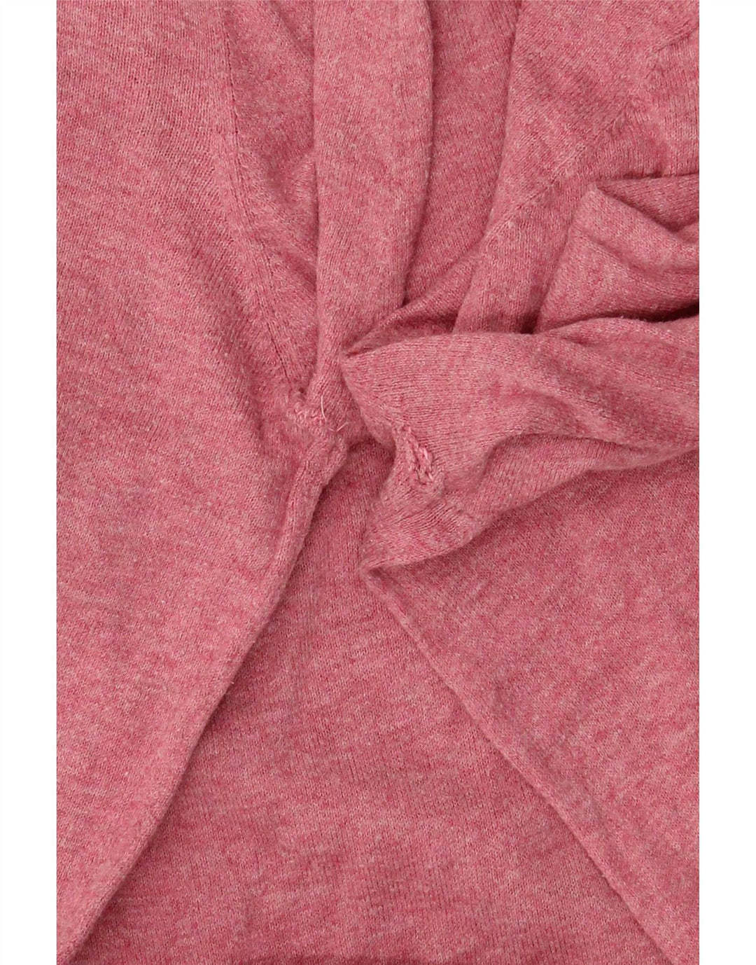 Męski sweter Zara z dekoltem w kształcie litery V, średnioróżowy, bawełniany