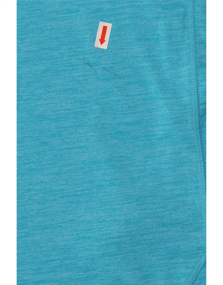 MONTERRAIN Womens T-Shirt Top UK 10 Small Blue Polyester
