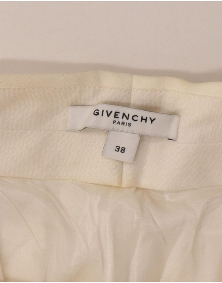 Damskie spodnie codzienne GIVENCHY EU 38 Medium W30 L30 Biały klasyczny