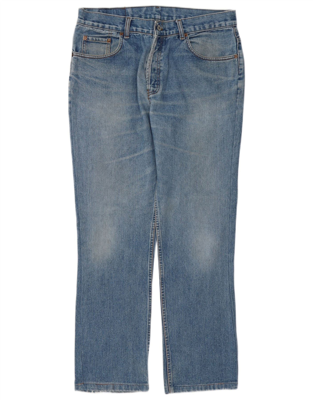 Męskie jeansy Levi's 501 Straight W36 L32 Niebieskie bawełniane