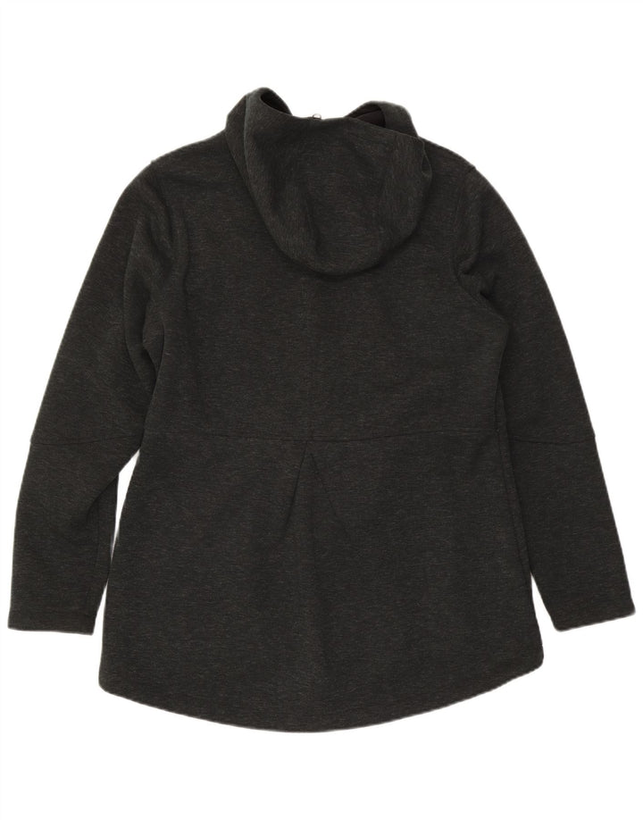 Damski sweter z kapturem The North Face, UK 16, duży, szary, poliestrowy