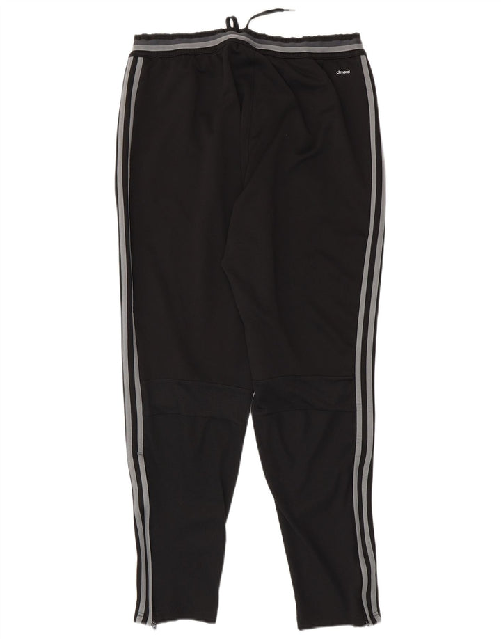 Męskie spodnie dresowe Adidas Climacool, duże, czarne, poliestrowe