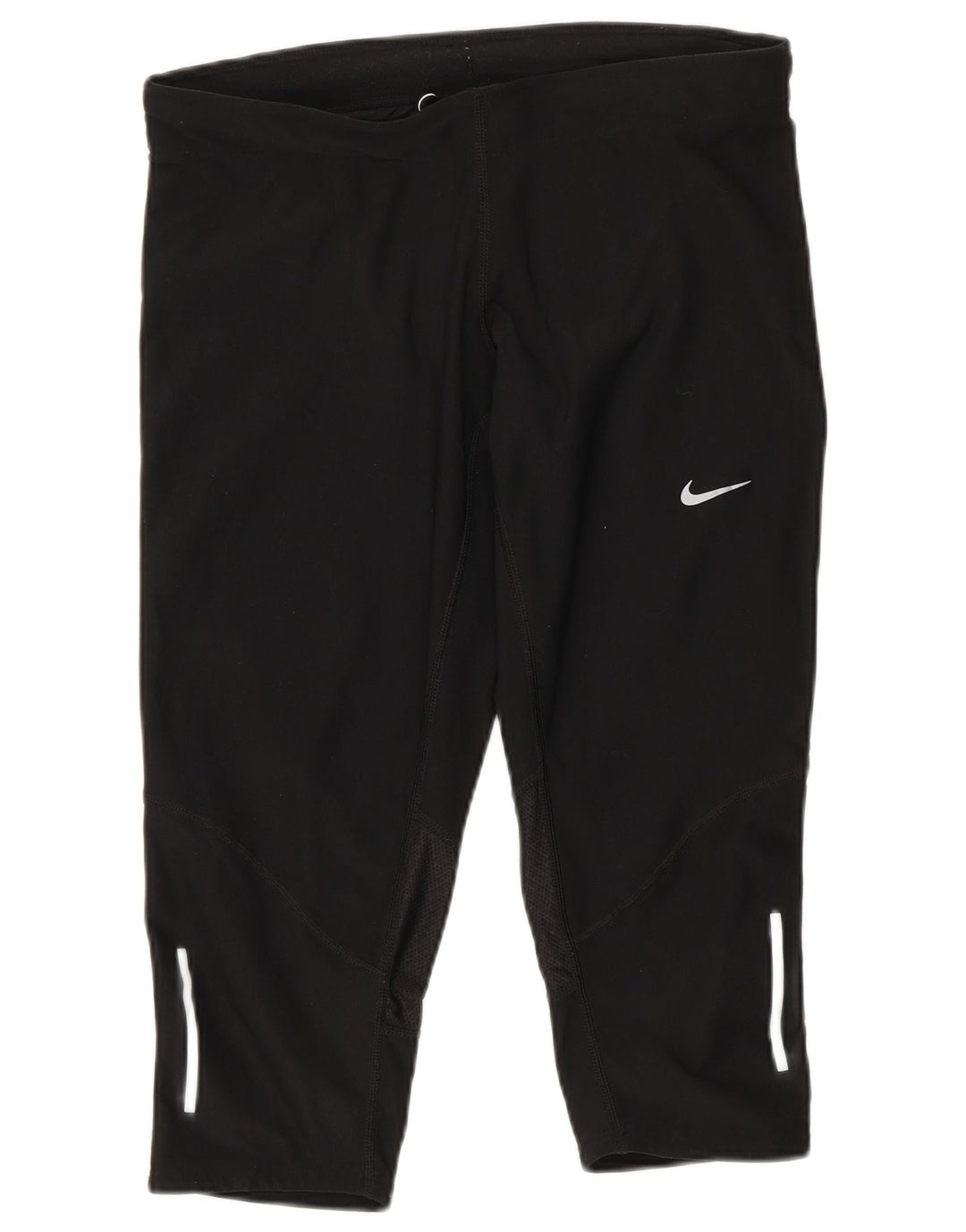 Damskie legginsy Nike Capri UK 8, małe, czarne, poliestrowe cętki