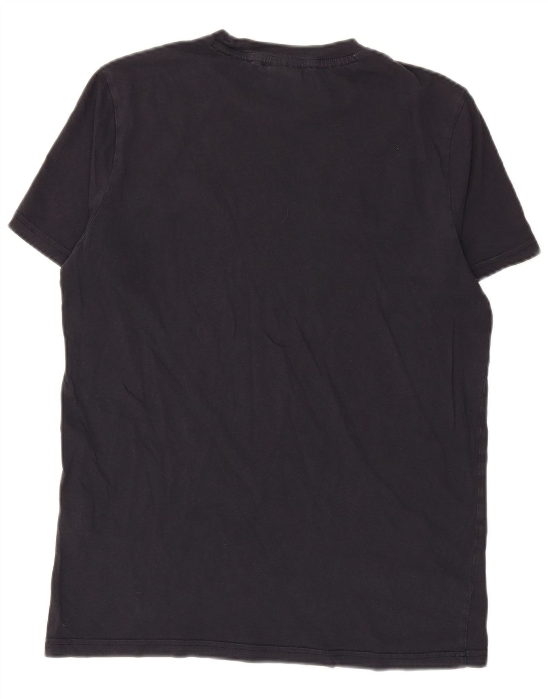 Męski T-Shirt CHAMPION z grafiką, mały, granatowy, bawełniany