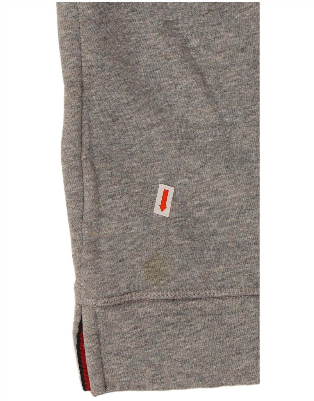 Damski sweter oversize z kapturem i grafiką TOMMY HILFIGER UK 14, średni szary