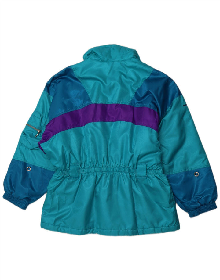 Damska kurtka narciarska oversize DUBIN EU 44 XL, niebieska, sportowa z blokami kolorów