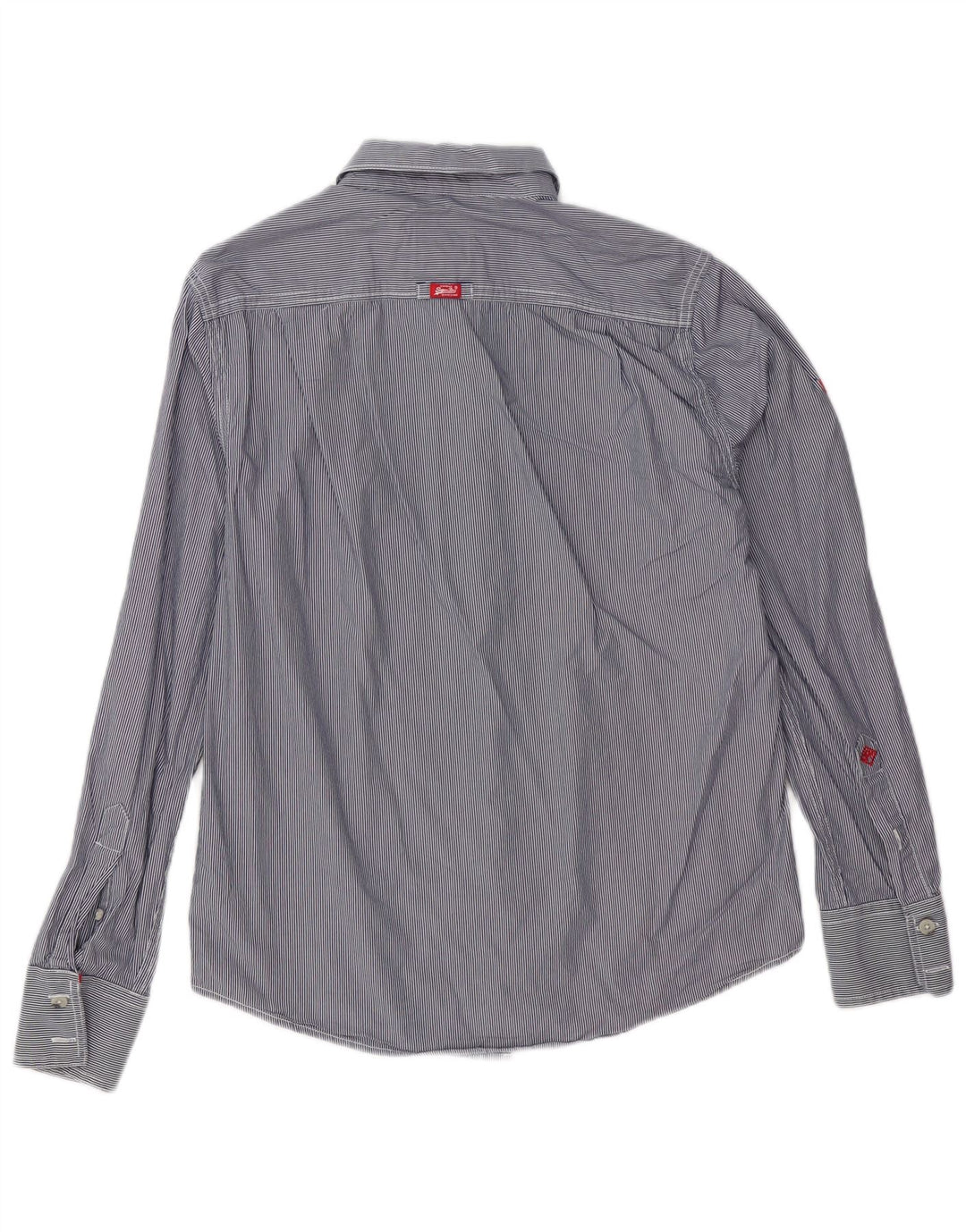Chłopięca koszula z kołnierzykiem Superdry, rozmiar 15-16 lat, duża, granatowa