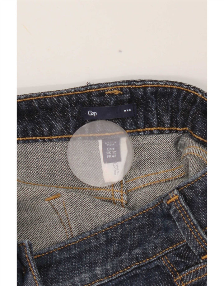 Damska mini spódniczka dżinsowa Gap UK 12 Medium W32 Granatowa bawełna