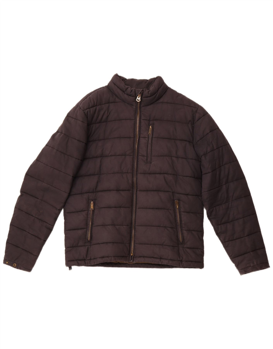 Męska ocieplana kurtka Fat Face UK 40, duża, czarna bawełna