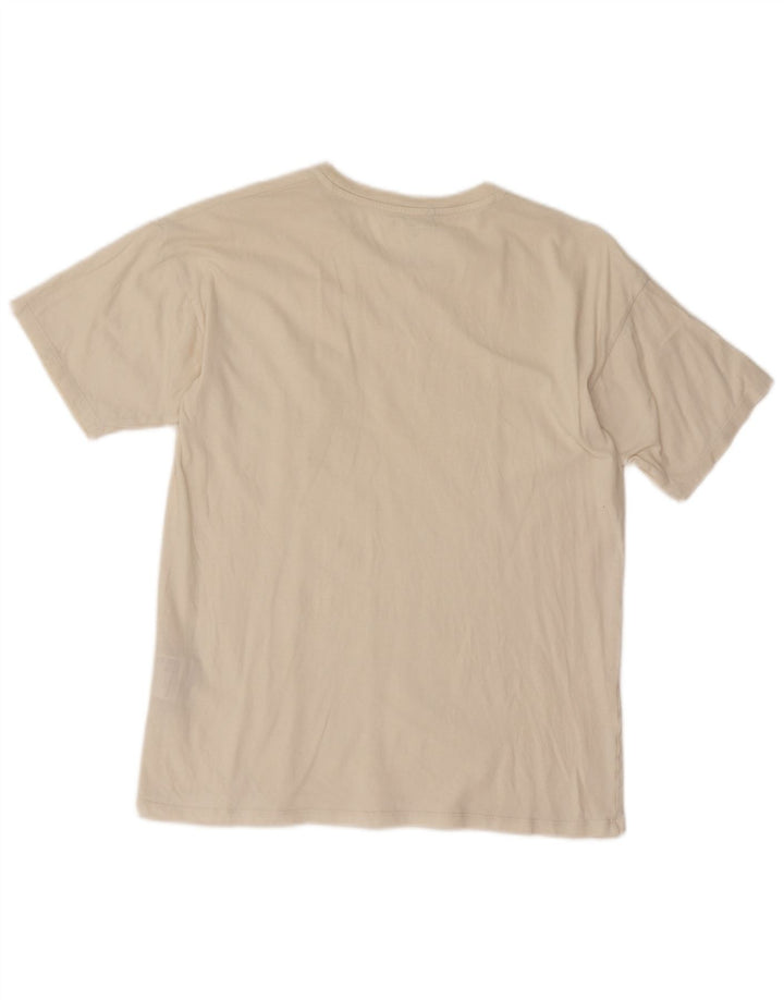 T-shirt męski Carhartt, mały, biały, bawełniany